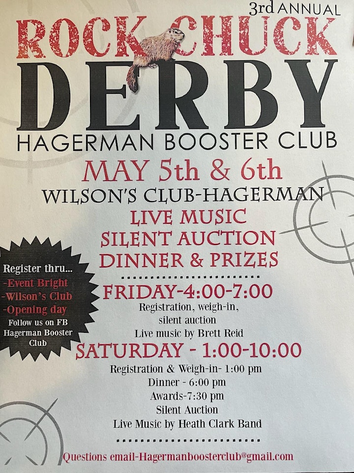 A poster advertising the derby event.