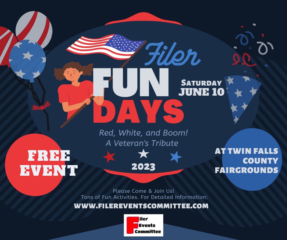 A flyer for the filer fun days event.