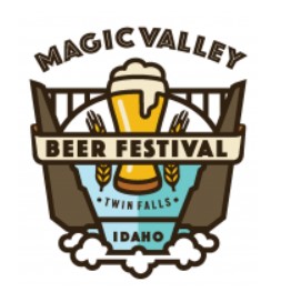 A logo for the magic valley beer festival.