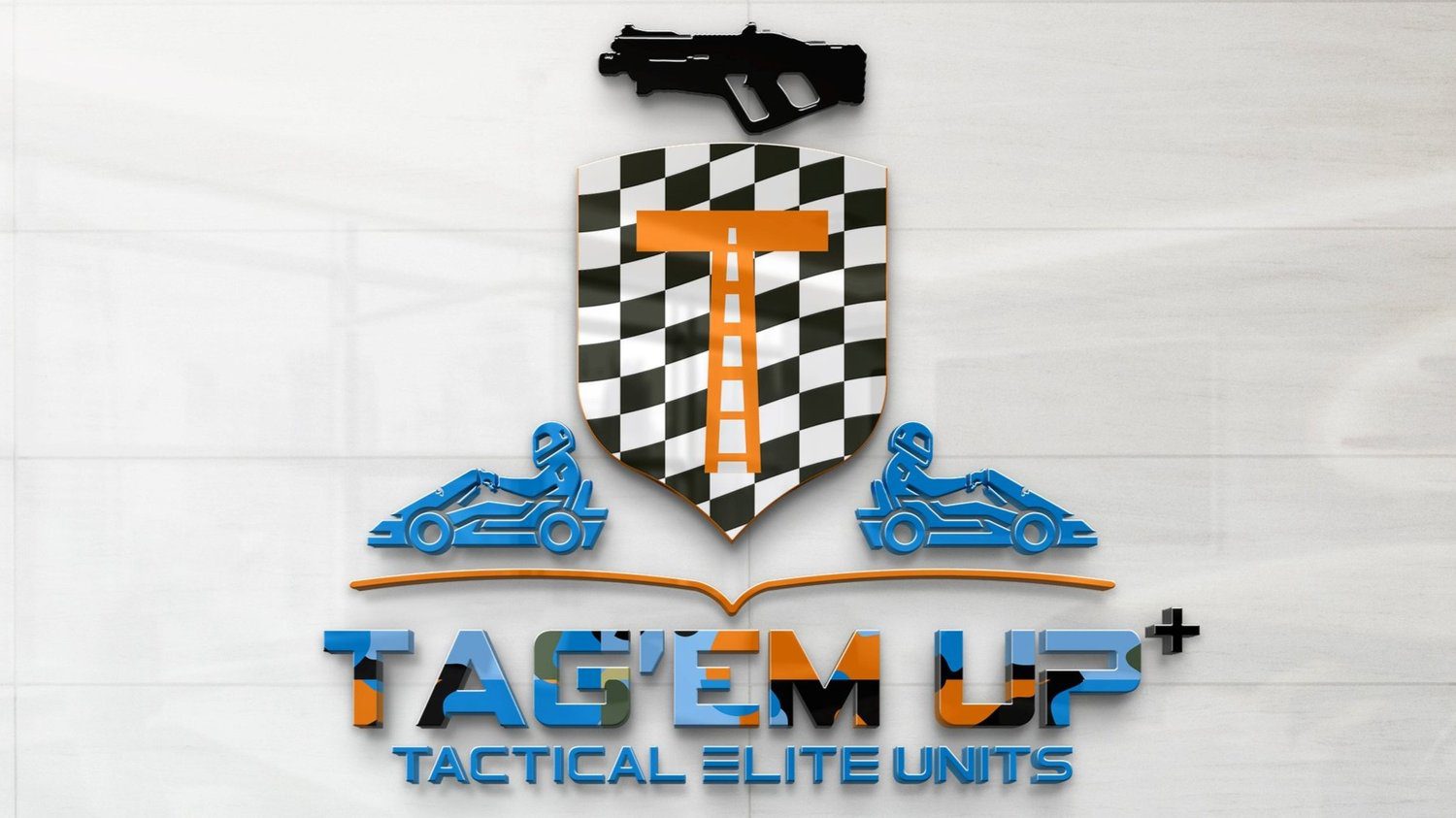 A picture of the tag ' em up logo.